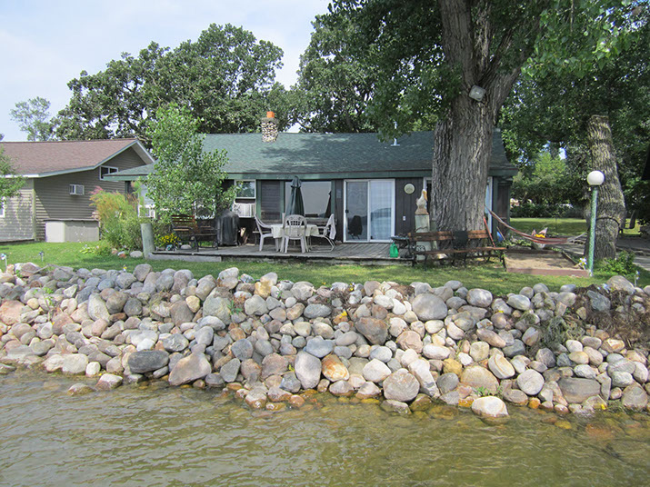 cabin #2 from shoreline